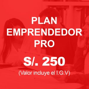 Plan emprendedor PRO - Contador Mype - Estudio contable