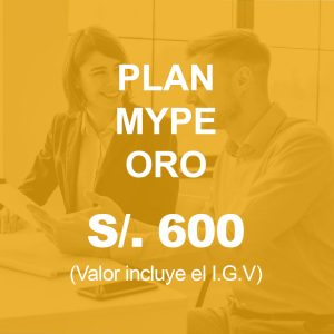 Plan Mype Oro - Contador Mype -Estudio contable